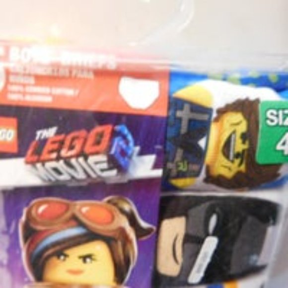 LEGO Movie Boys Briefs Underwear 5 Pack Size 4 - Picture 2 of 4
